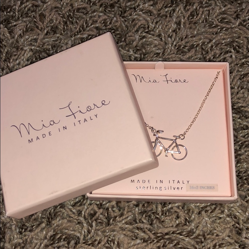 MIA FIORE BICYCLE NECKLACE SILVER